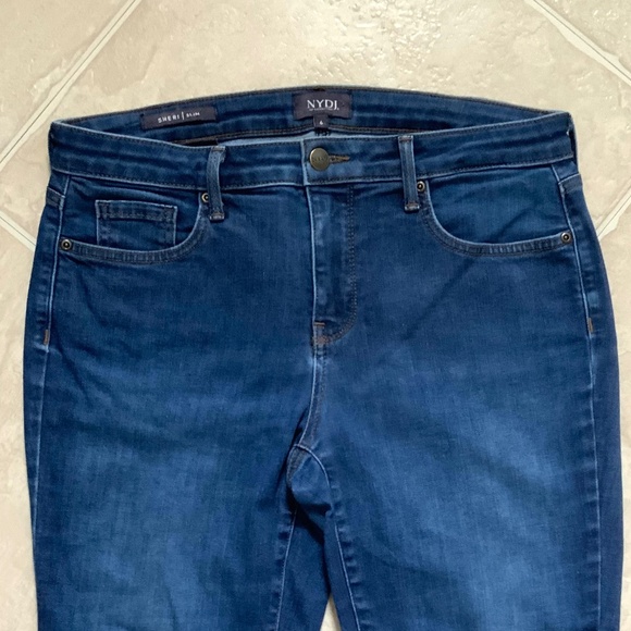 NYDJ Sheri Slim Jeans - Size 6 - Picture 3 of 8